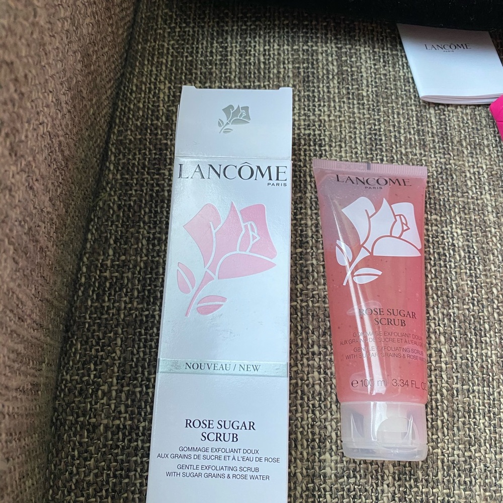 ❌SOLD❌ Lancôme rose sugar scrub- brand new